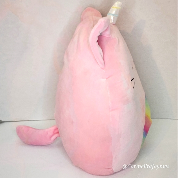 SABRINA 🦄 Light Pink Rainbow Caticorn 2019 Original Squishmallow ☆》NWT《☆ - Picture 5 of 8